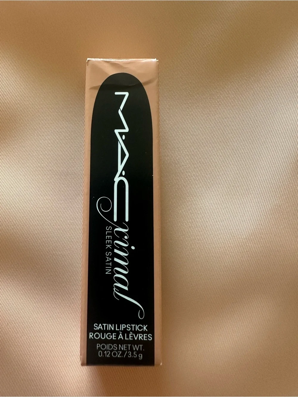 MAC Lipstick - Shade 837 PEACHSTOCK SLEEK SATIN
